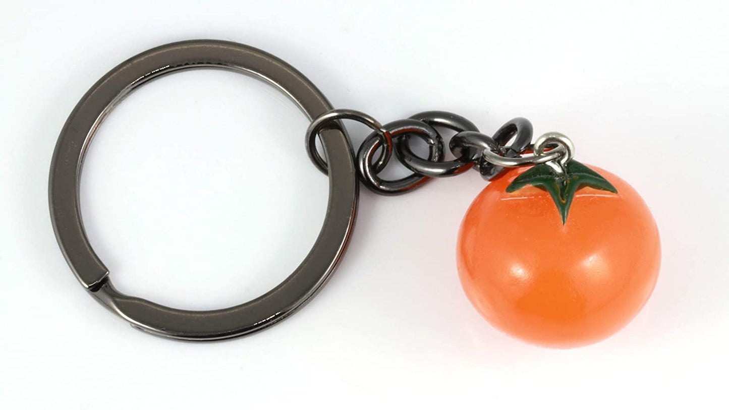 EPJ Tomato Keychain | Vegetable Keychain or Fake Food Keychain with a Tomato Food Charm as a Great Gift for Women Men Cooks Chefs or Sous Chefs or popular among Friends and Family Members that Love Food, Red, Medium