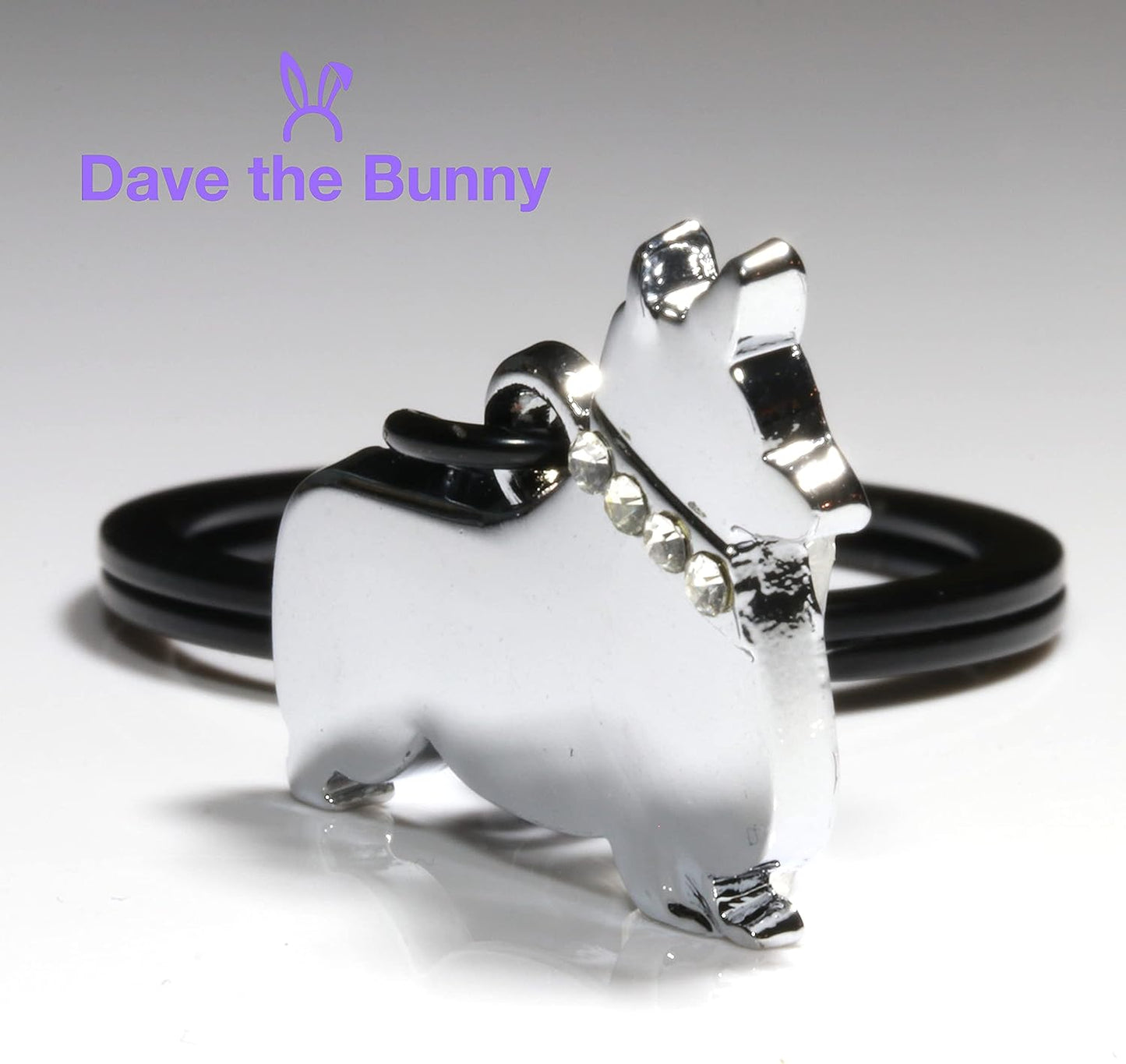 Dave The Bunny Corgi Keychain - Corgi gifts for Corgi Lovers Women and Men will Love a Great Dog Keychain Corgie Lovers Gift and Amante de los Corgis et Amante de los Perros