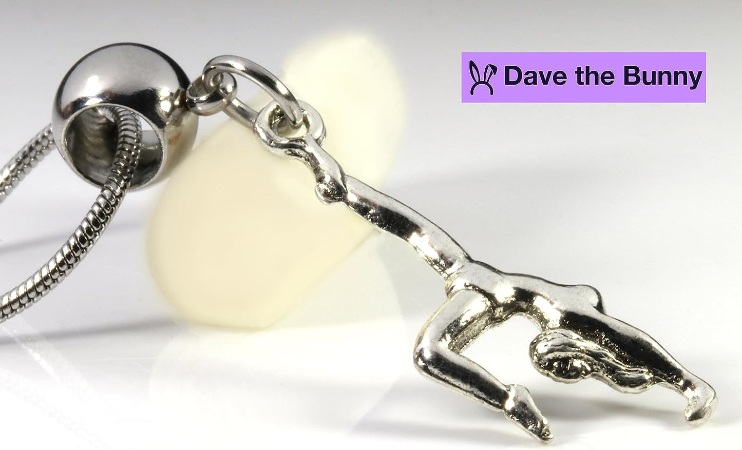 Gymnastics Necklace - Gymnastics Gifts Bulk and Dancer Gifts for Dance Recital and Gymnastics Stuff or Ballet Gifts for Teens Makes great Gymnastic Accessories and Gymnastic Party Supplies