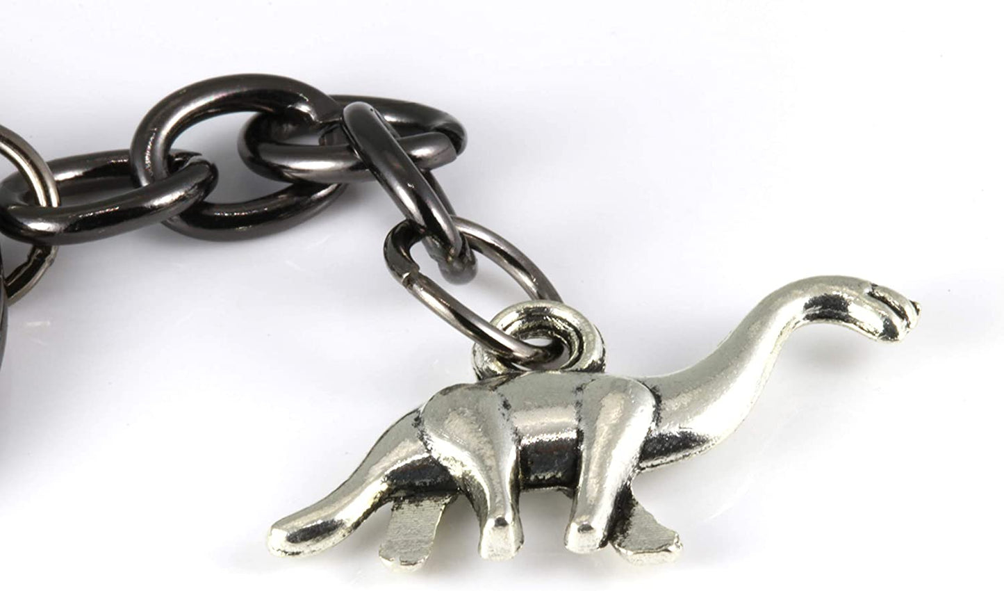 Dinosaur Keychain | Brontosaurus Key Chain for Dinosaur Lovers a Dino Keychain Bulk Fun Keychain for Women or Men a Dinosaur Key Chain or Jurassic Keychain for the Archeologist that you know