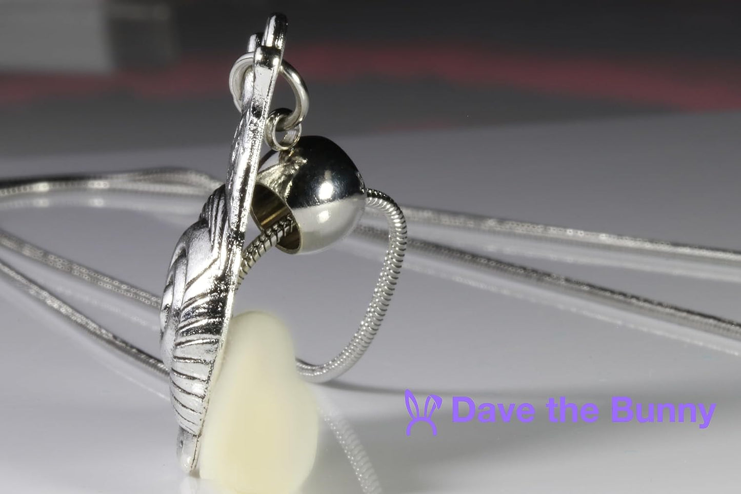 Dave The Bunny Snail Necklace - Nature Necklace for Men and Women