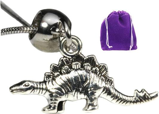 Dinosaur Gifts for Adults Women and Men will Love - Stegosaurus Necklace Dinosaur Necklace for Women and Men makes Great Cute Dinosaur Stuff and Dinosaur Teen Gifts for Dinosaur Lovers Adults Adore