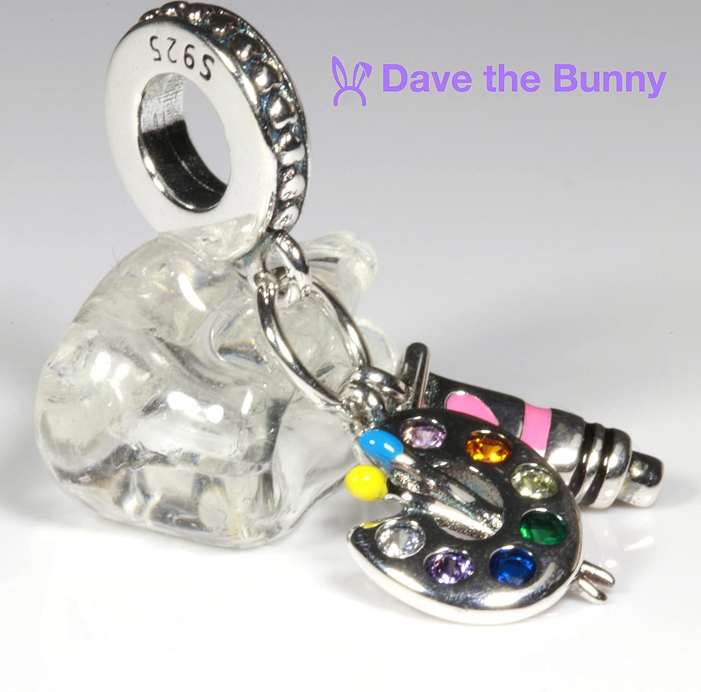 Gifts for Painters Women and Men will Love - Great Art Lovers Gifts for Women or Painters Gifts for Women and Gift for Art Lover and Art Jewelry for Women Art Charms for a nice Paint Palette Necklace