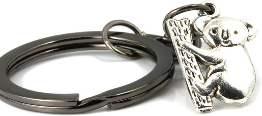 Koala Keychain | Koala of Australia Keychain or Koala Key Chain that make Perfect Koala Items to Give or Koala Party Favors for Friends Men or Women or Fans of a Koala Bear Jewelry