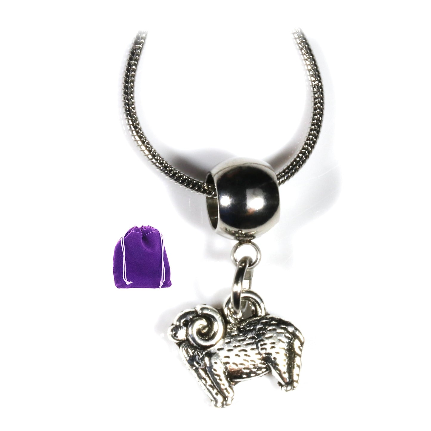 Capricorn Necklace - Goat Necklace of a Zodiac Sign Necklaces for Men and Women or a Great Baphomet Necklace and Gothic Necklace or Goth Pendant for Men and Women of a Goat Head Sheep Jewelry