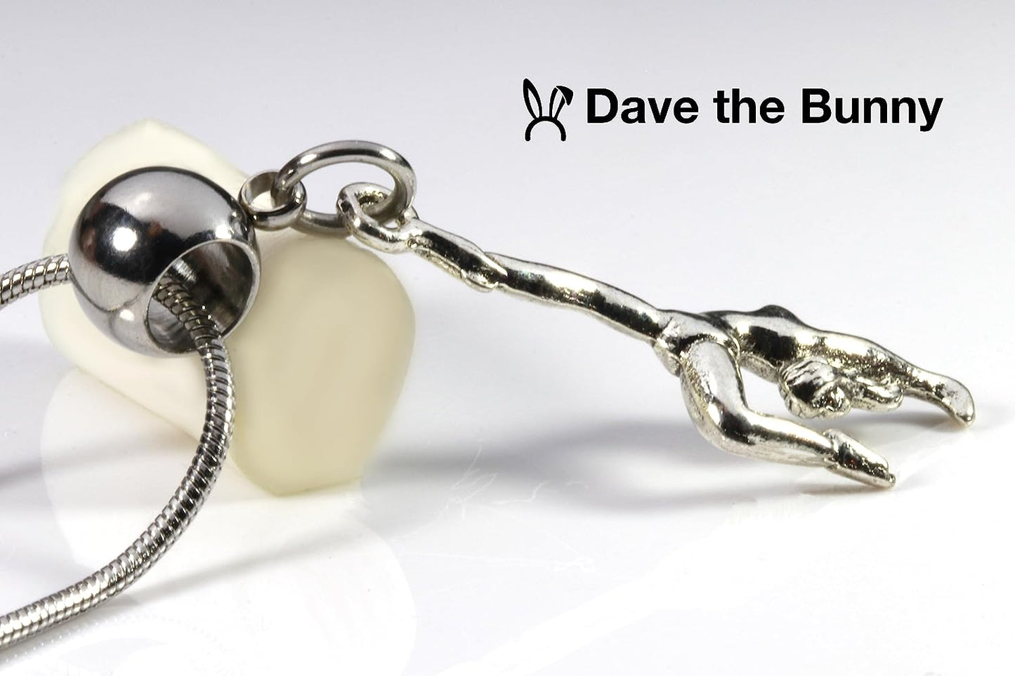 Gymnastics Necklace - Gymnastics Gifts Bulk and Dancer Gifts for Dance Recital and Gymnastics Stuff or Ballet Gifts for Teens Makes great Gymnastic Accessories and Gymnastic Party Supplies