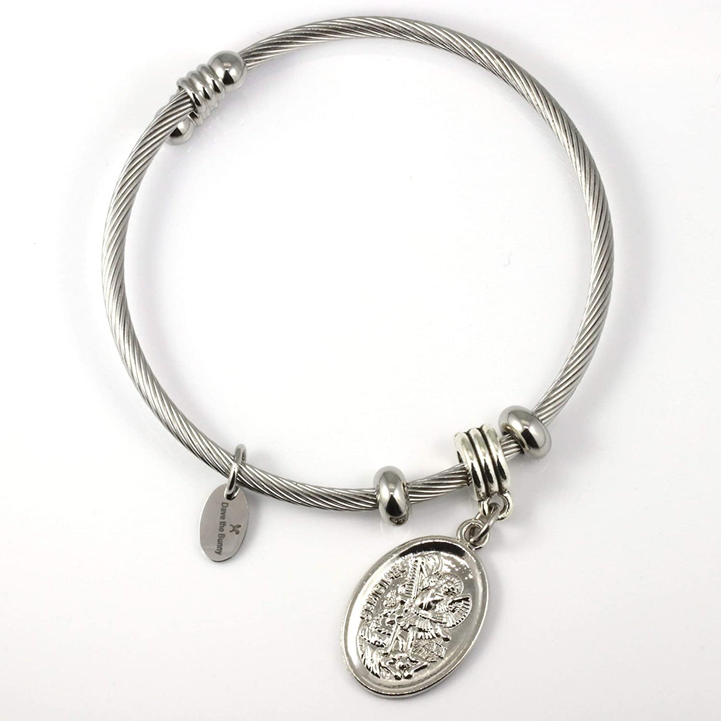San Miguel Arcangel | St Michael Gifts of Saint Michael Bracelet Archangel Michael Protection for Police Officers and Fire Fighters as The Patron Saint Michael for Protection of The St Michael Angel