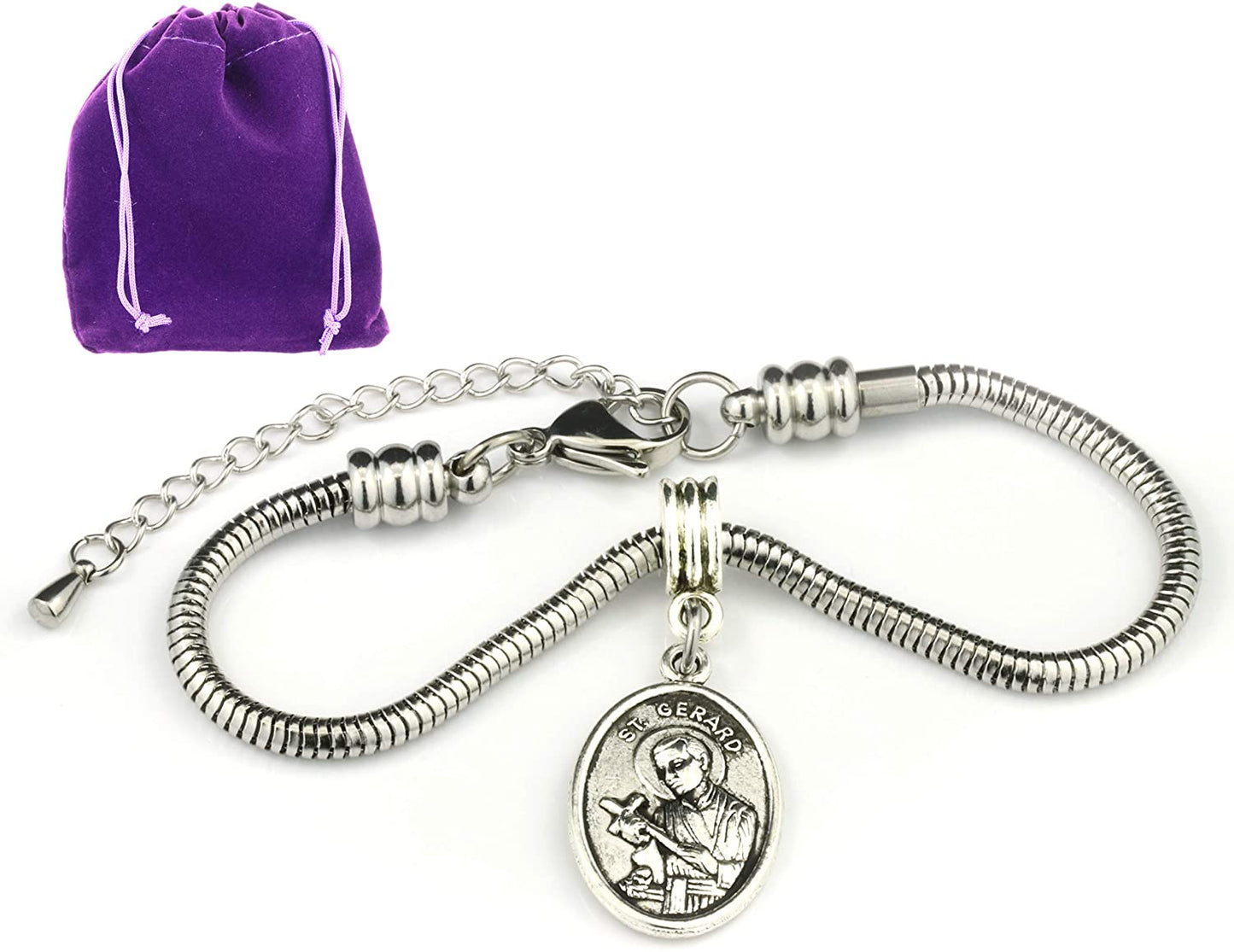 St Gerard Bracelet | Patron Saint of Pregnancy Saint Gerard Bracelet is a Great Gift for Women or Men that are Expecting a Child The St Gerard Medal for Pregnancy Bracelet is a Great Fertility Gift