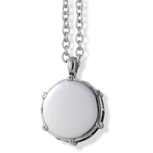 Snare Drum Necklace | Drumming Charm Stainless Steel Chain Necklace