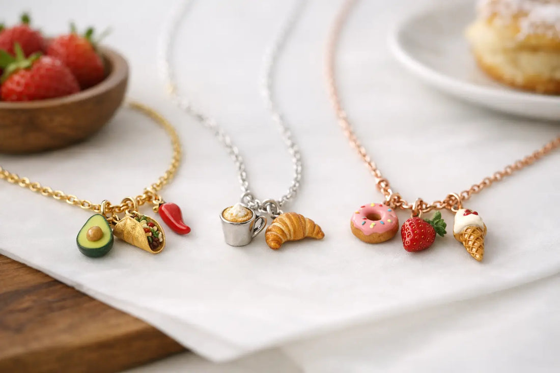 Food Charm Necklace Ideas That Feel Personal