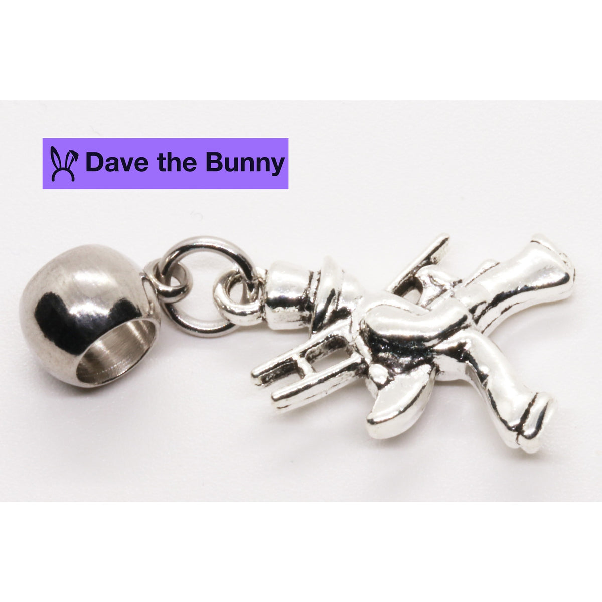 Handyman Charm Necklace with Stainless Steel Snake Chain