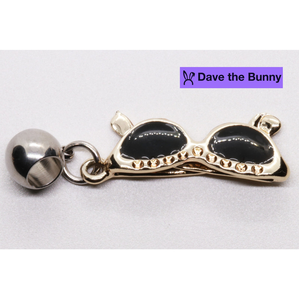 Glasses Charm with Stainless Steel Connector