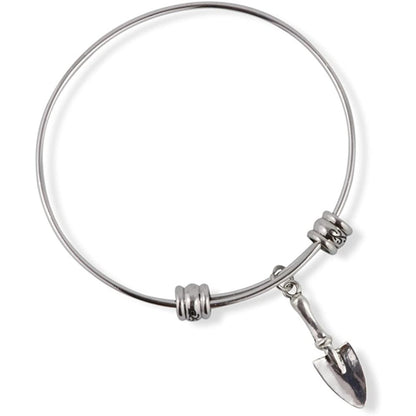 Garden Trowel Gardening Tool Gardener Charm Bangle Bracelet
