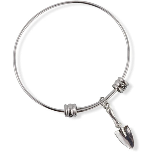 Garden Trowel Gardening Tool Gardener Charm Bangle Bracelet