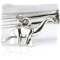 Brontosaurus Dinosaur Charm Bangle Bracelet