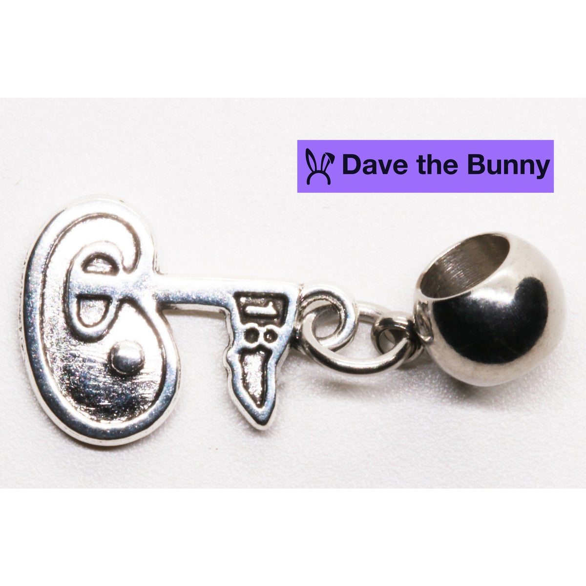 Fairway Flag Charm with Stainless Steel Connector