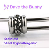 Saint Michael Pray for Us Round Charm Fancy Charm Bangle