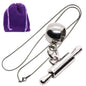 Rolling Pin Charm Necklace with Stainless Steel Snake Chain