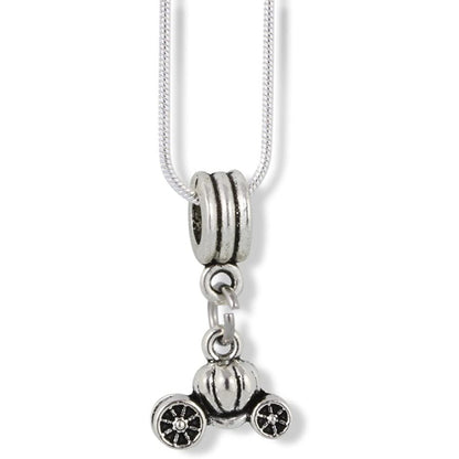 Pumpkin Carriage Princess Charm Necklace