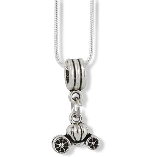 Pumpkin Carriage Princess Charm Necklace