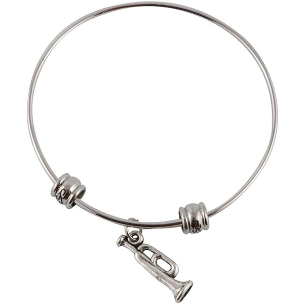 Bugle Musical Instrument Bangle Bracelet Jewelry