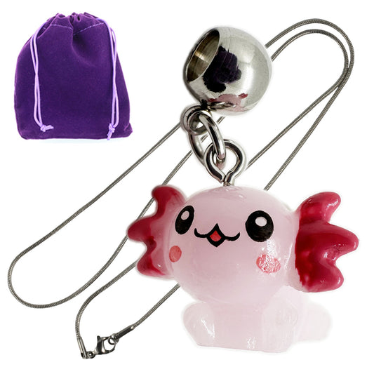Axolotl Marine Creature Charm Necklace