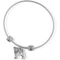 Pug French Bulldog Frenchie Dog Charm Bangle Bracelet