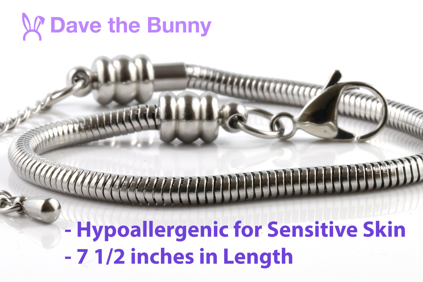 Cat Bracelets for Women - Cat Themed Stuff Stainless Steel Snake Chain with Metal Alloy Charm for Cat Birthday, Ideal Cat Party Decorations, Perfect Gift for Cat Mom