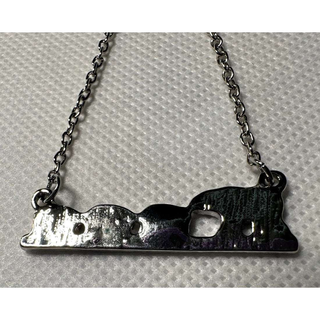 Mama Bear 3 Cubs Charm Necklace with Stainless Steel Snake Chain