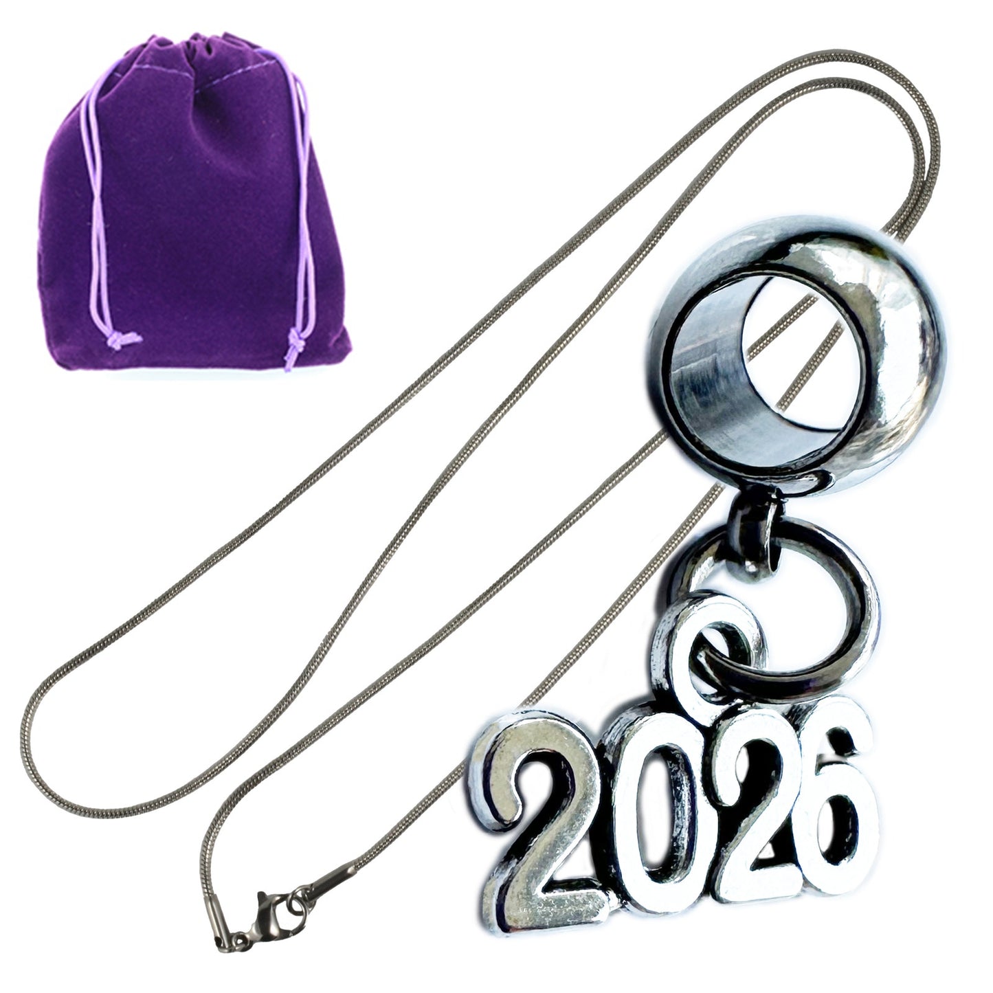 Class of 2026 Grad Necklace - Elegant Senior 2026 Jewelry with Graduation Decorations - Perfect Gift for Graduates, Keepsake for Graduation Ceremonies and Celebrations