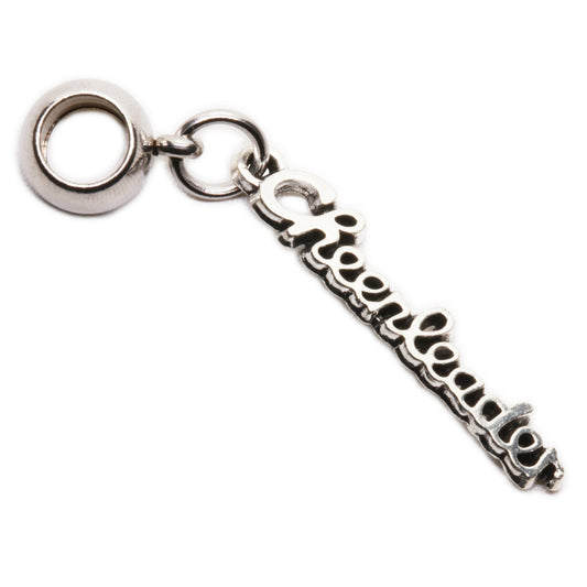 Cheerleader Charm with Stainless Steel Connector