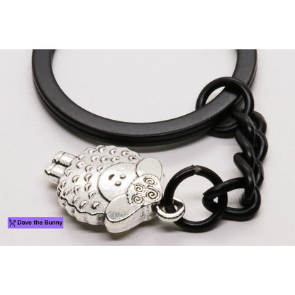 Sheep Charm Keychain