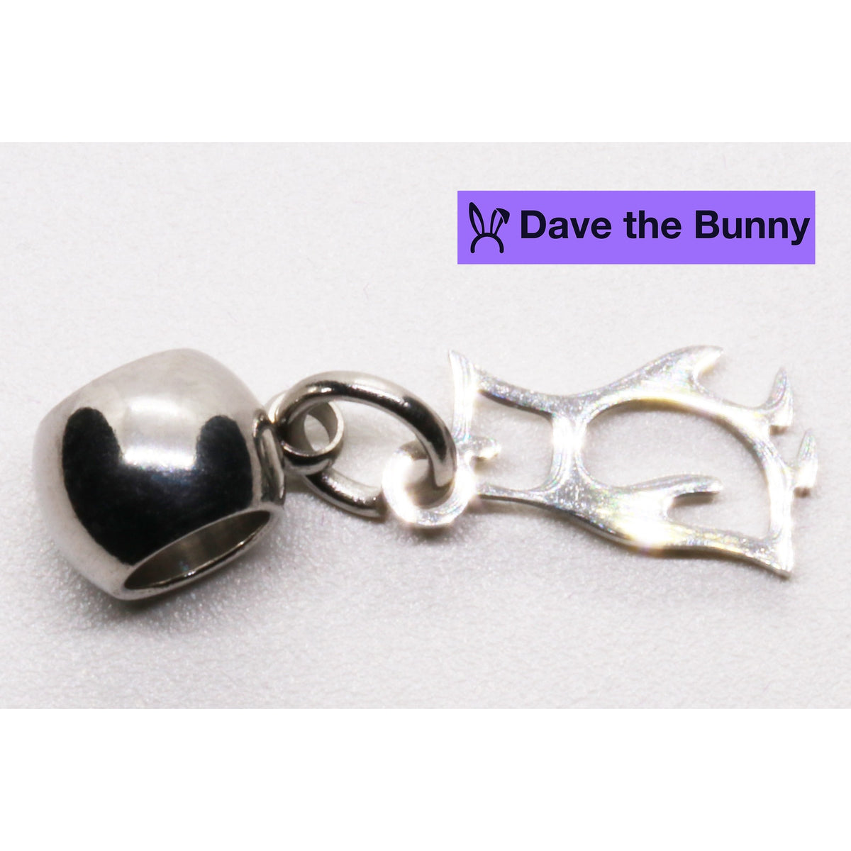 Penguin Charm Necklace with Stainless Steel Snake Chain