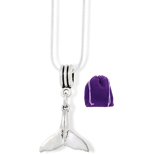 Whale Tail Animal Nature Charm Necklace