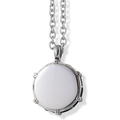 Snare Drum Charm Necklace with Drum Sticks Keychain