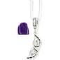 Mask Charm Necklace with Stainless Steel Snake Chain