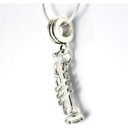 Trumpet Necklace - Trumpet Pendant Music Musical Instrument