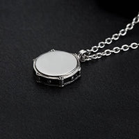 Drummer Necklace - Drum Gift for the Band Drummer Snare Drum