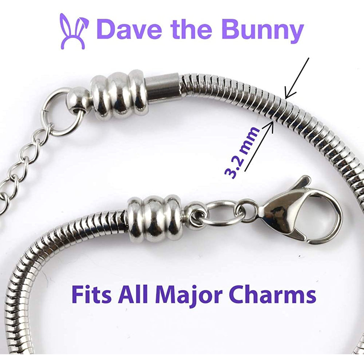 Hamburger Charm Bracelet