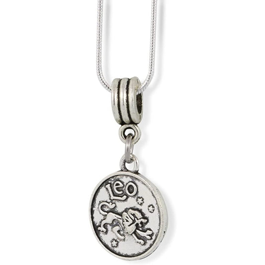 Leo Zodiac Astrology Horoscope Charm Necklace