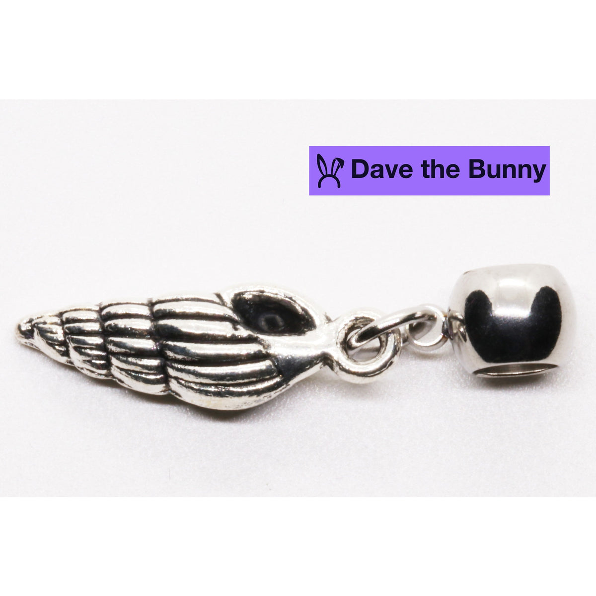 Shell Conch Charm Necklace with Stainless Steel Snake Chain