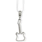 Guitar Outline Music Band Instrument Charm Necklace