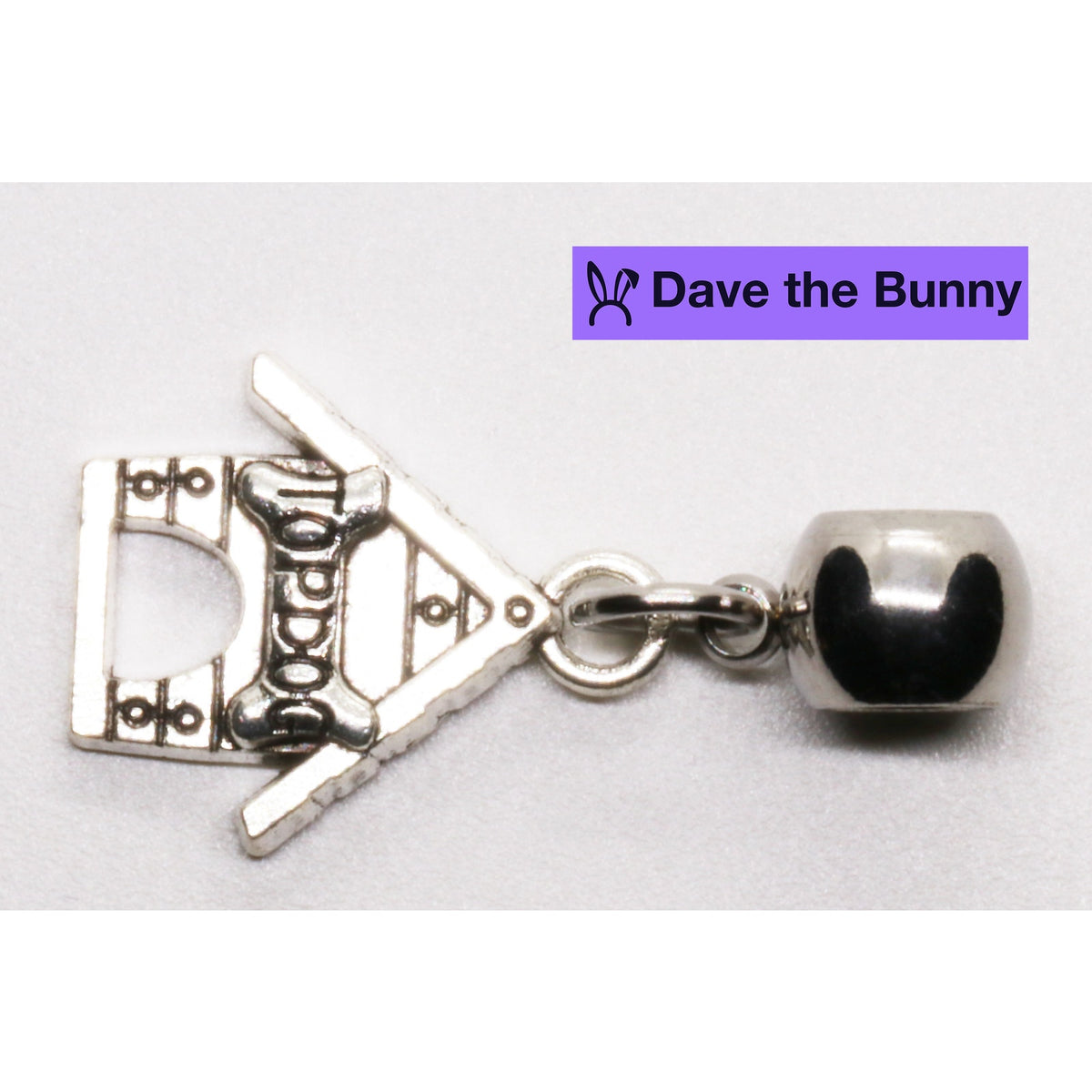 Top Dog House Charm Necklace with Stainless Steel Snake Chain