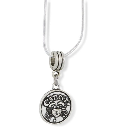 Cancer Astrology Horoscope Charm Necklace