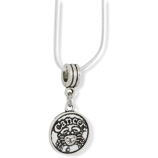 Cancer Astrology Horoscope Charm Necklace