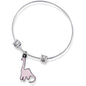 Brontosaurus Cartoonish Bronto Dinosaur Charm Bangle Bracelet