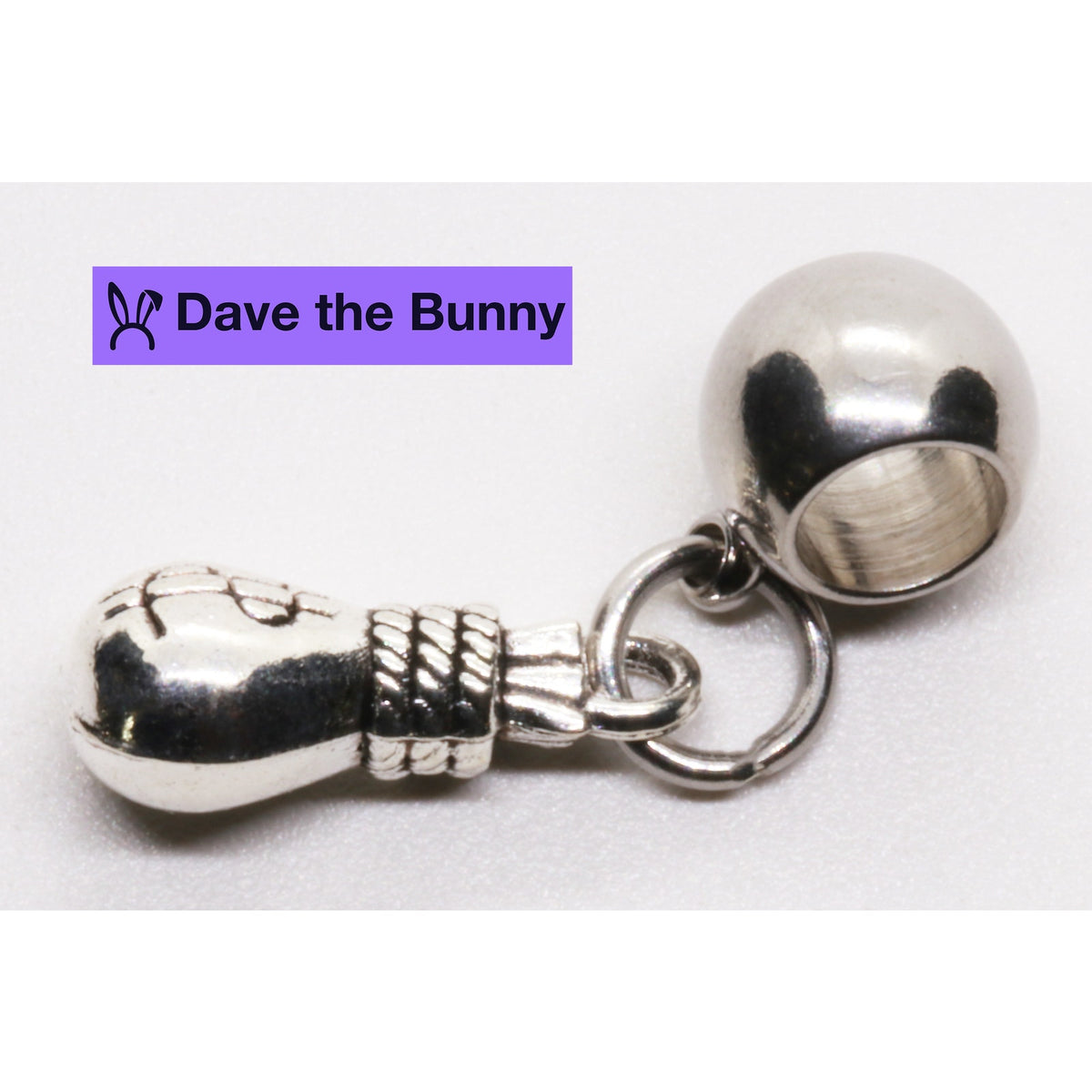 Money Charm with Stainless Steel Connector