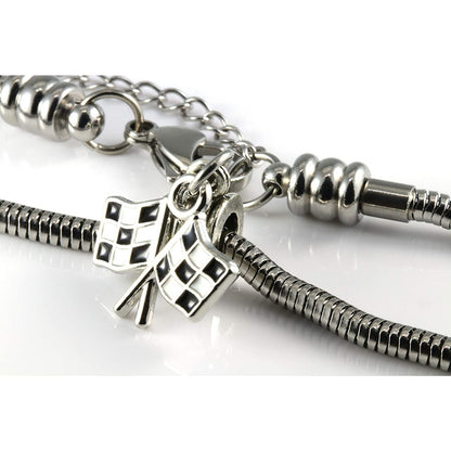 Racing Charm Bracelet