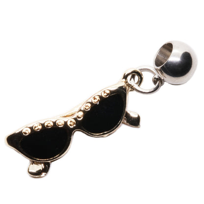 Glasses Charm with Stainless Steel Connector