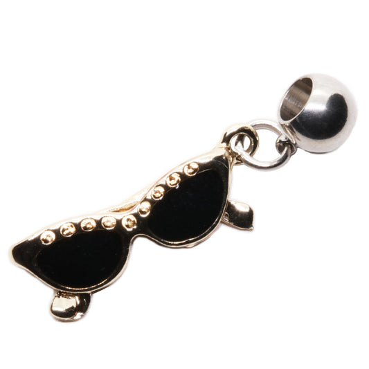 Glasses Charm with Stainless Steel Connector